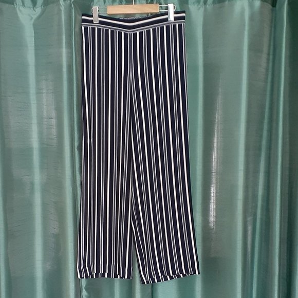 Beachy Navy Striped Pants - Picture 1 of 7